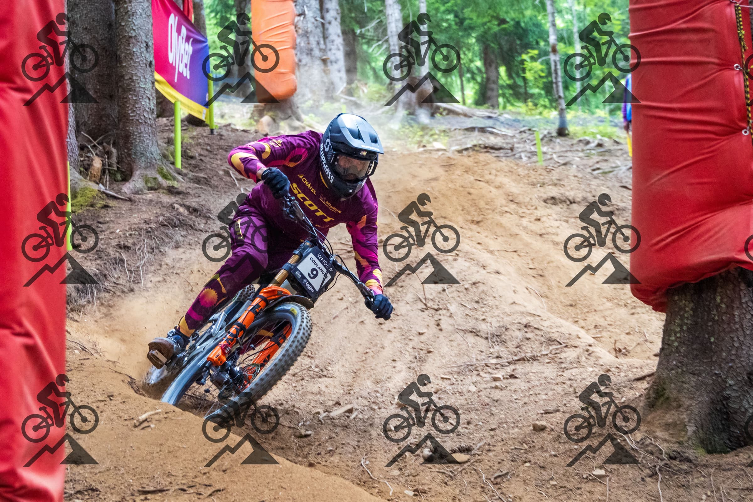 mountain bike photo at Les Gets Bike Park