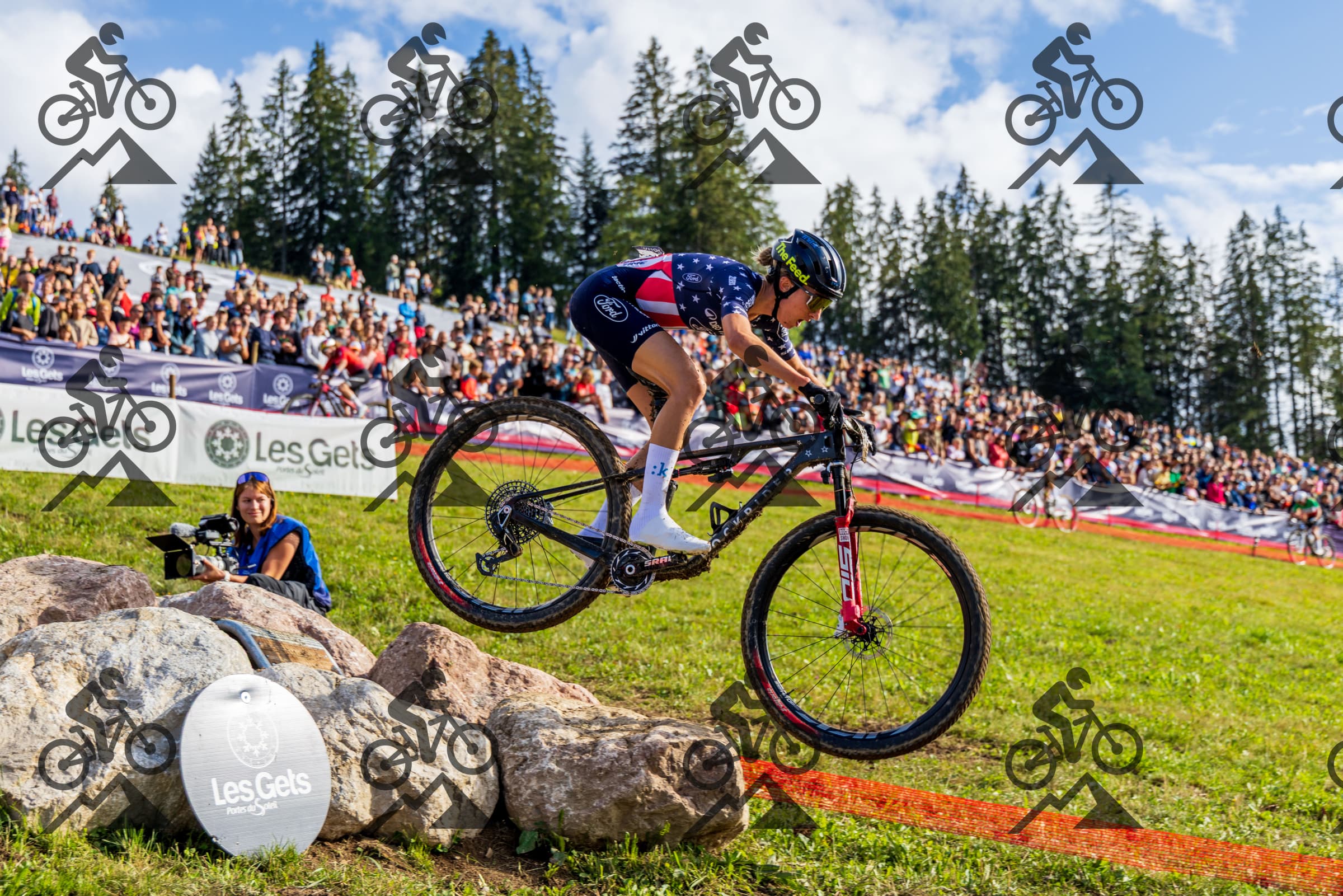 mountain bike photo at Les Gets Bike Park