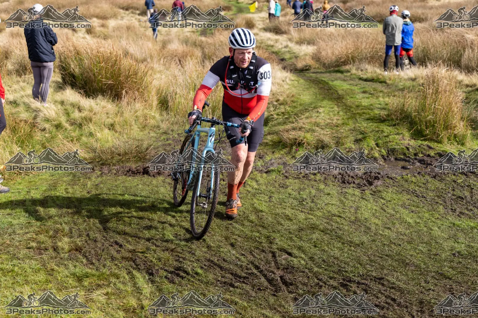mountain bike photo at The Yorkshire Three Peaks