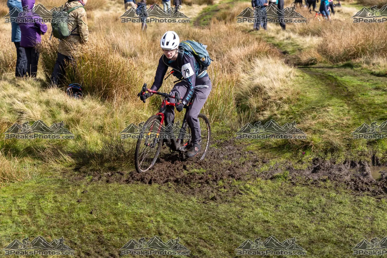 mountain bike photo at The Yorkshire Three Peaks