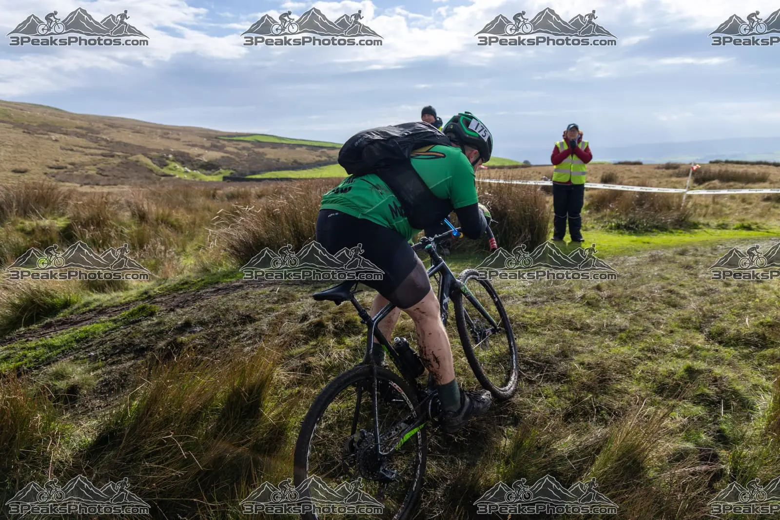 mountain bike photo at The Yorkshire Three Peaks