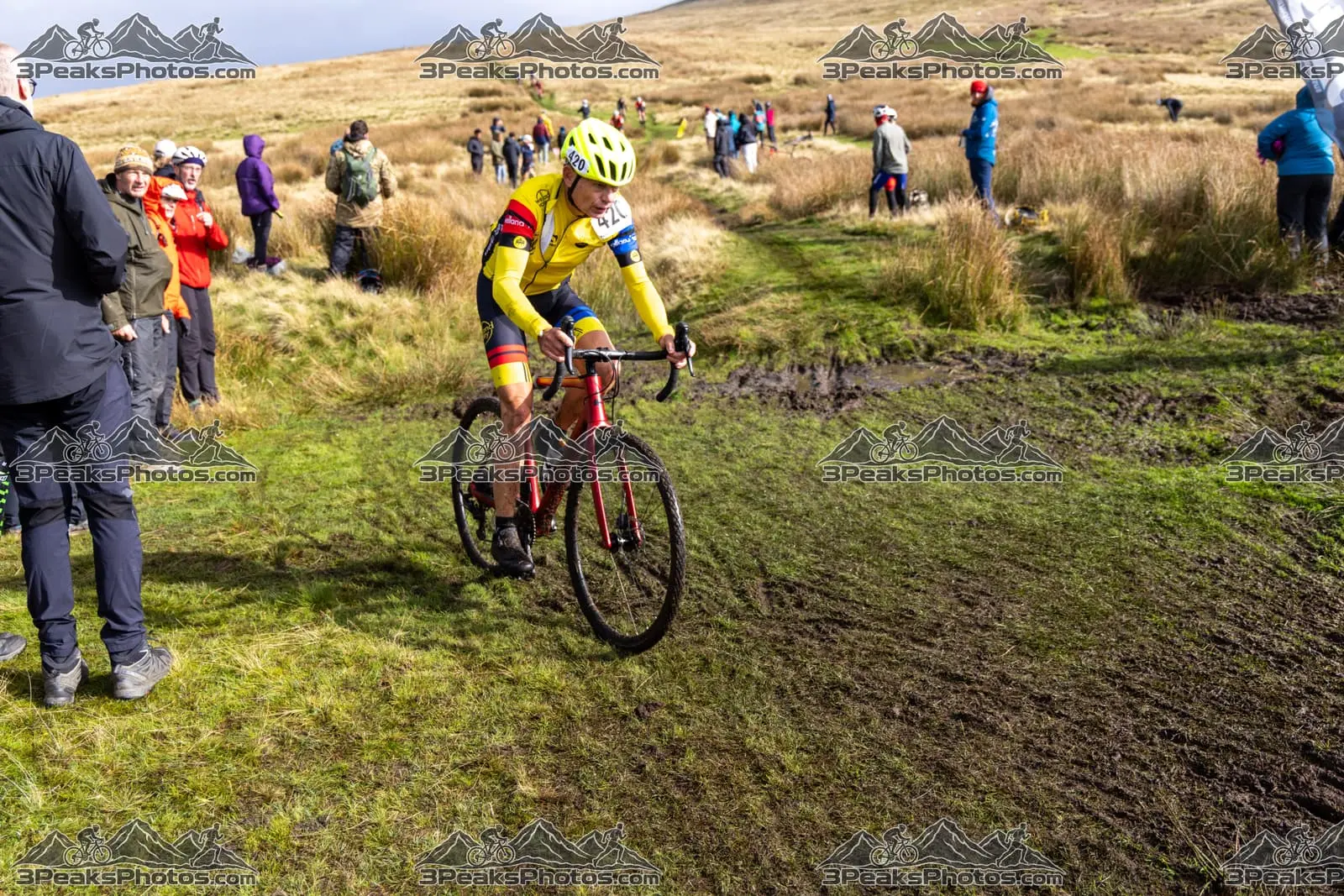 mountain bike photo at The Yorkshire Three Peaks