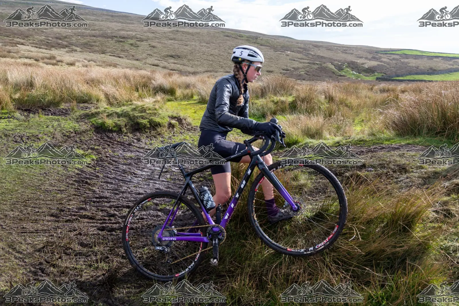 mountain bike photo at The Yorkshire Three Peaks