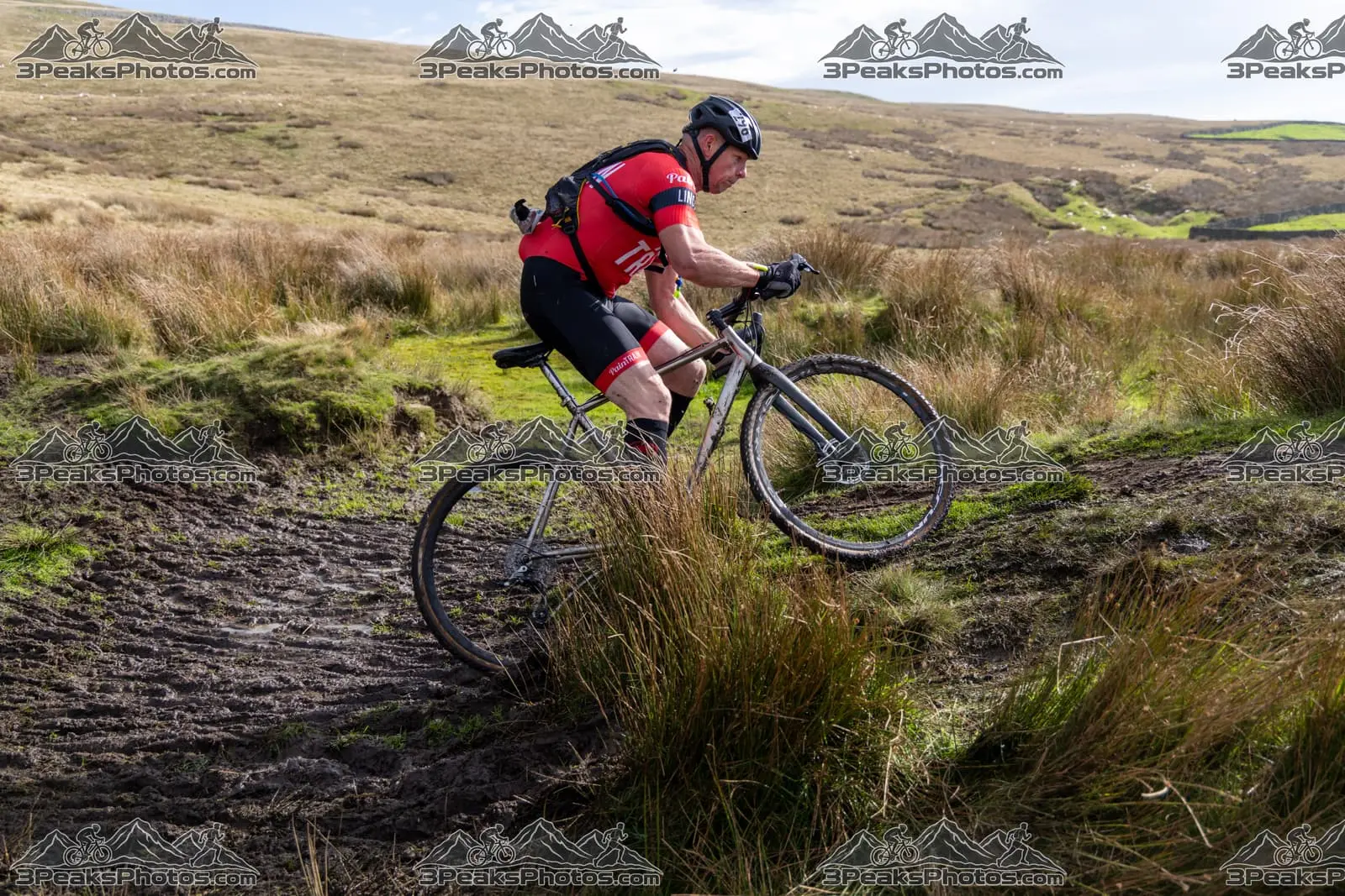 mountain bike photo at The Yorkshire Three Peaks