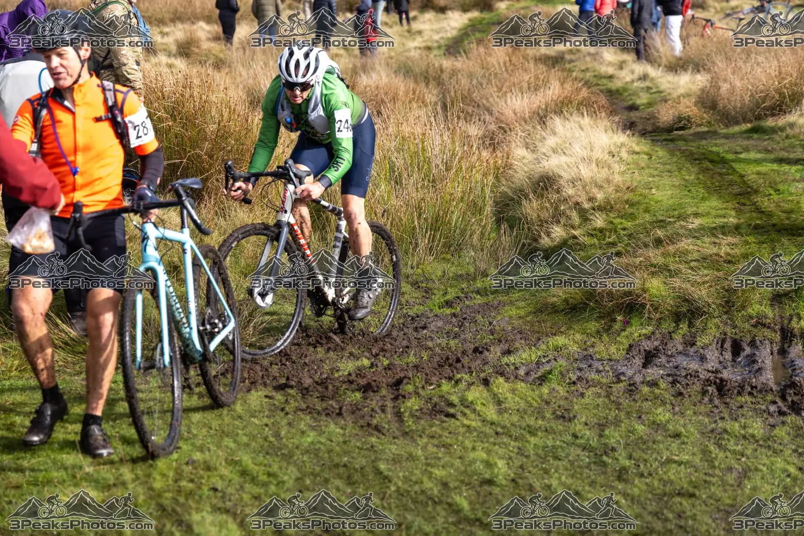 mountain bike photo at The Yorkshire Three Peaks