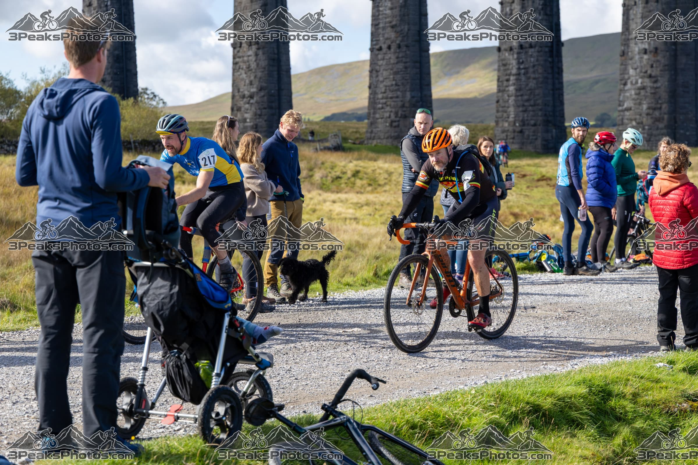 mountain bike photo at The Yorkshire Three Peaks