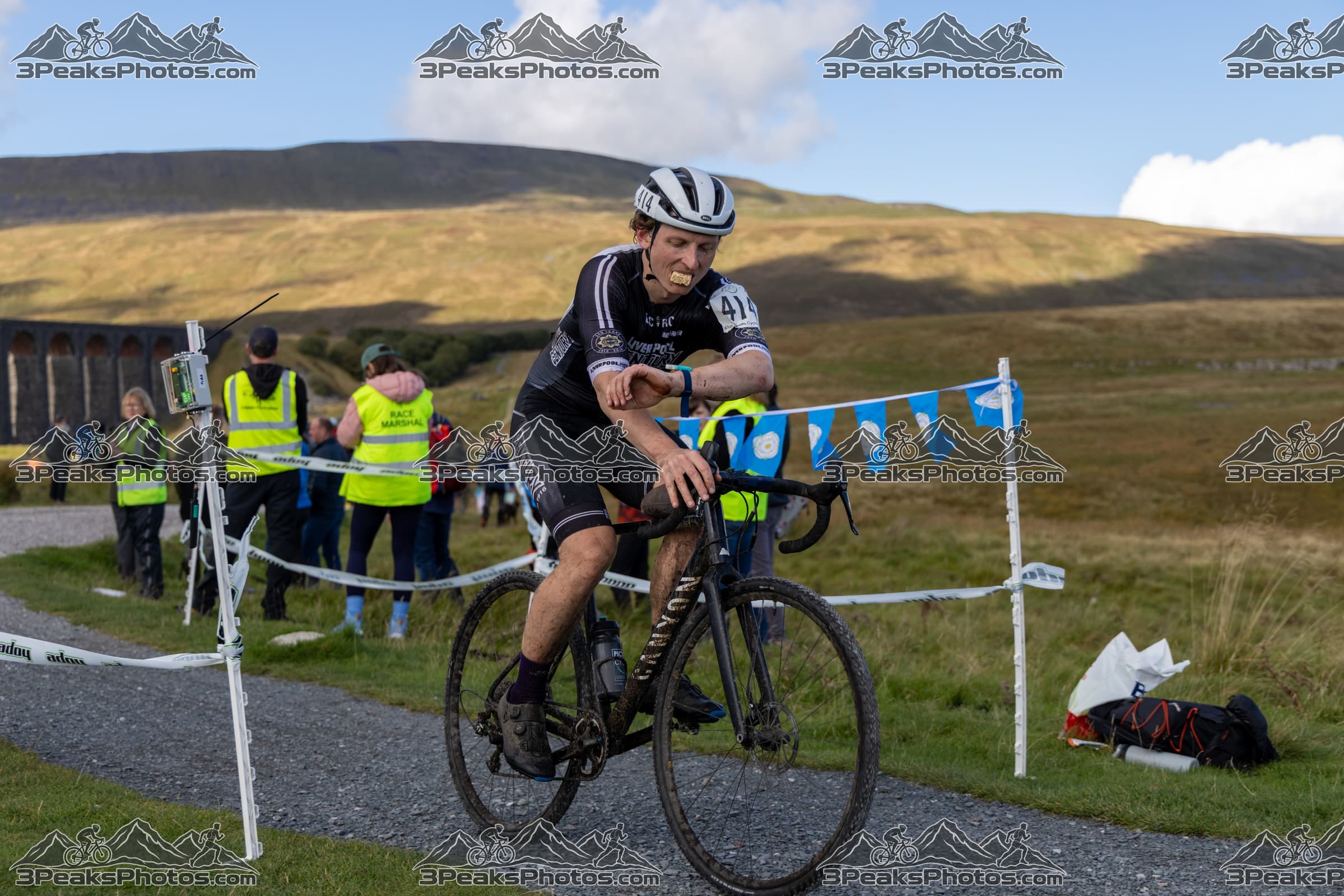 mountain bike photo at The Yorkshire Three Peaks