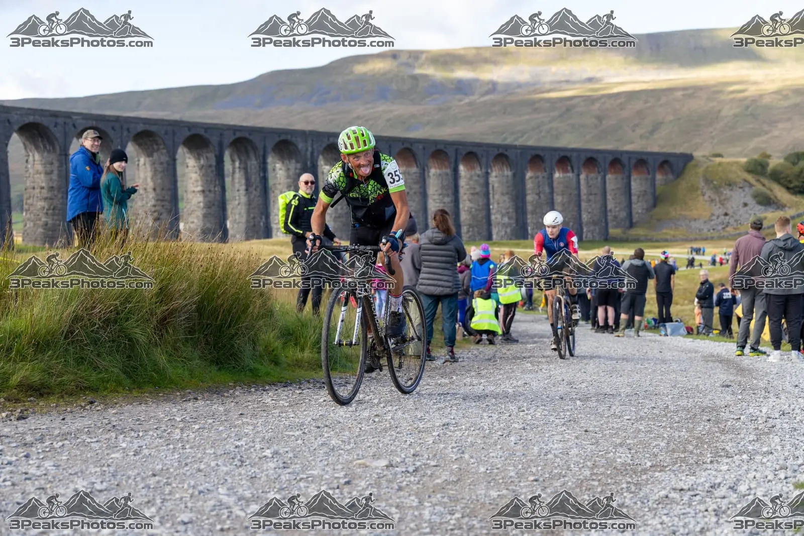 mountain bike photo at The Yorkshire Three Peaks